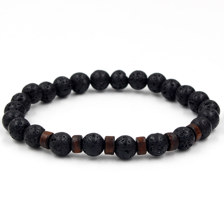 Men's Volcanic Stone Bracelet