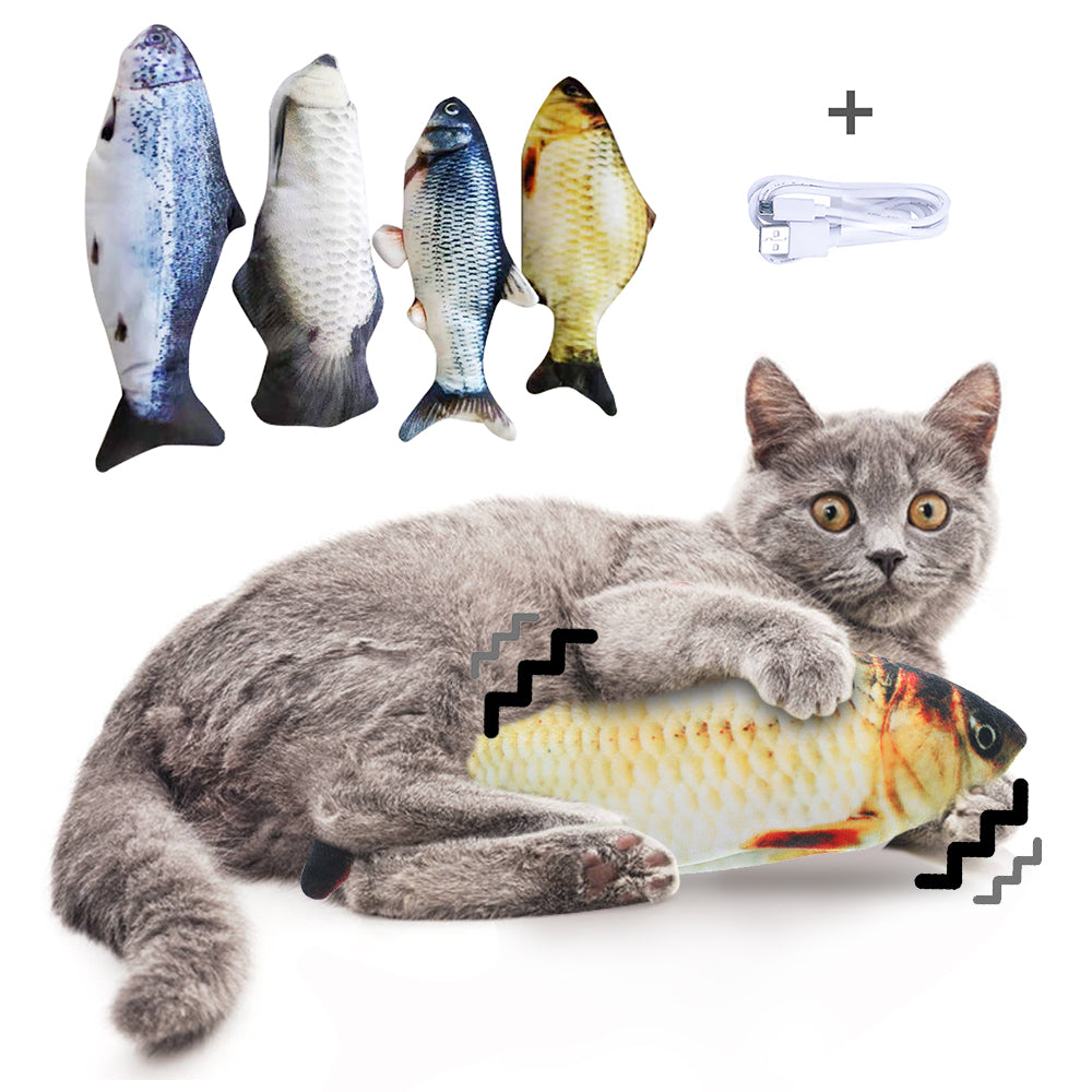 Jumping Fish Cat Toy