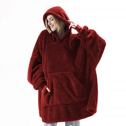 Oversized Sweatshirt with Fuzzy Socks