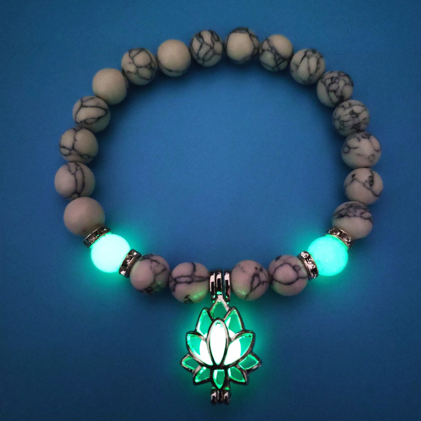 Glowing Lotus Healing Bracelet