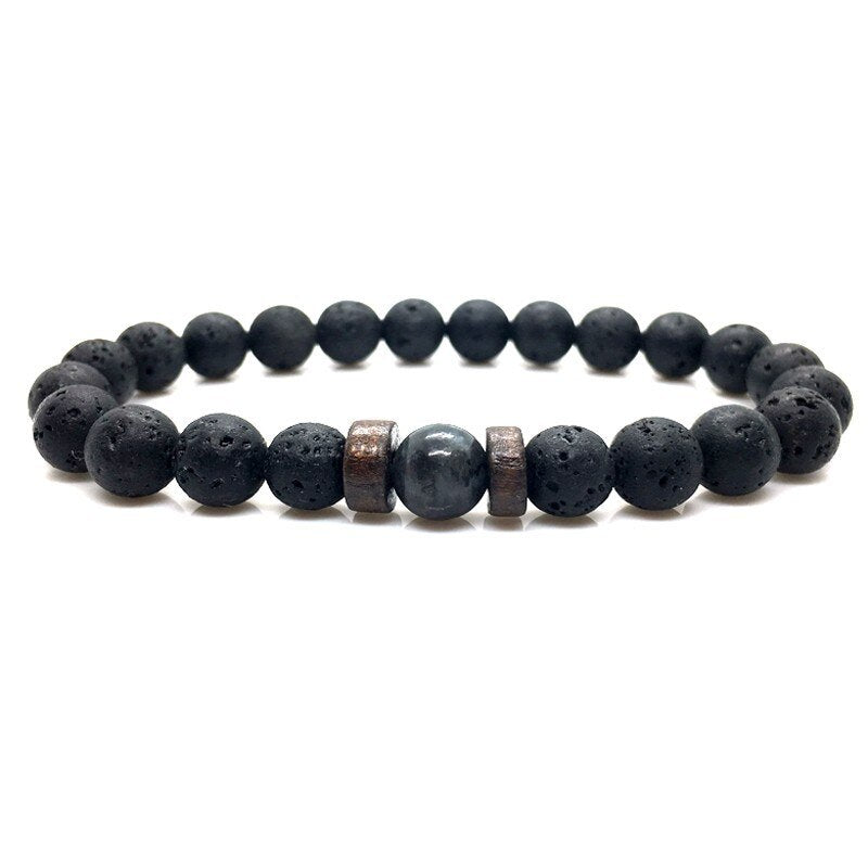 Men's Volcanic Stone Bracelet