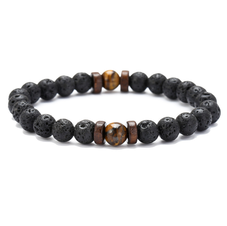 Men's Volcanic Stone Bracelet