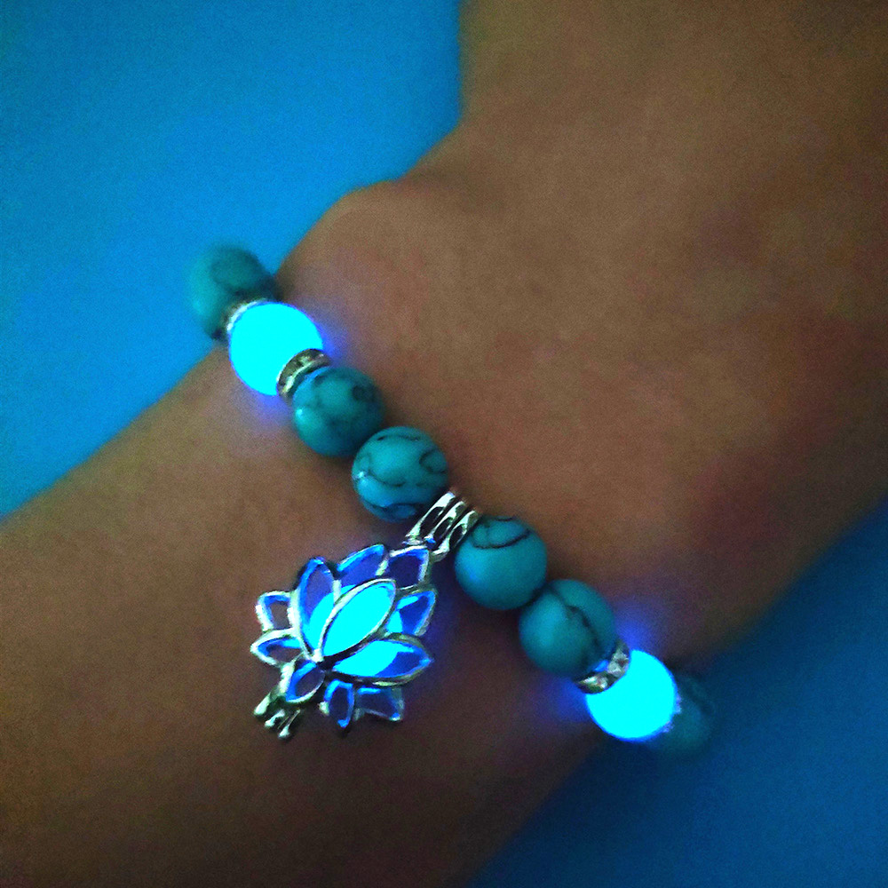 Glowing Lotus Healing Bracelet