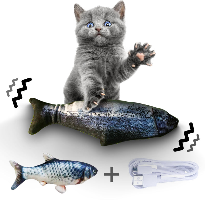 Jumping Fish Cat Toy