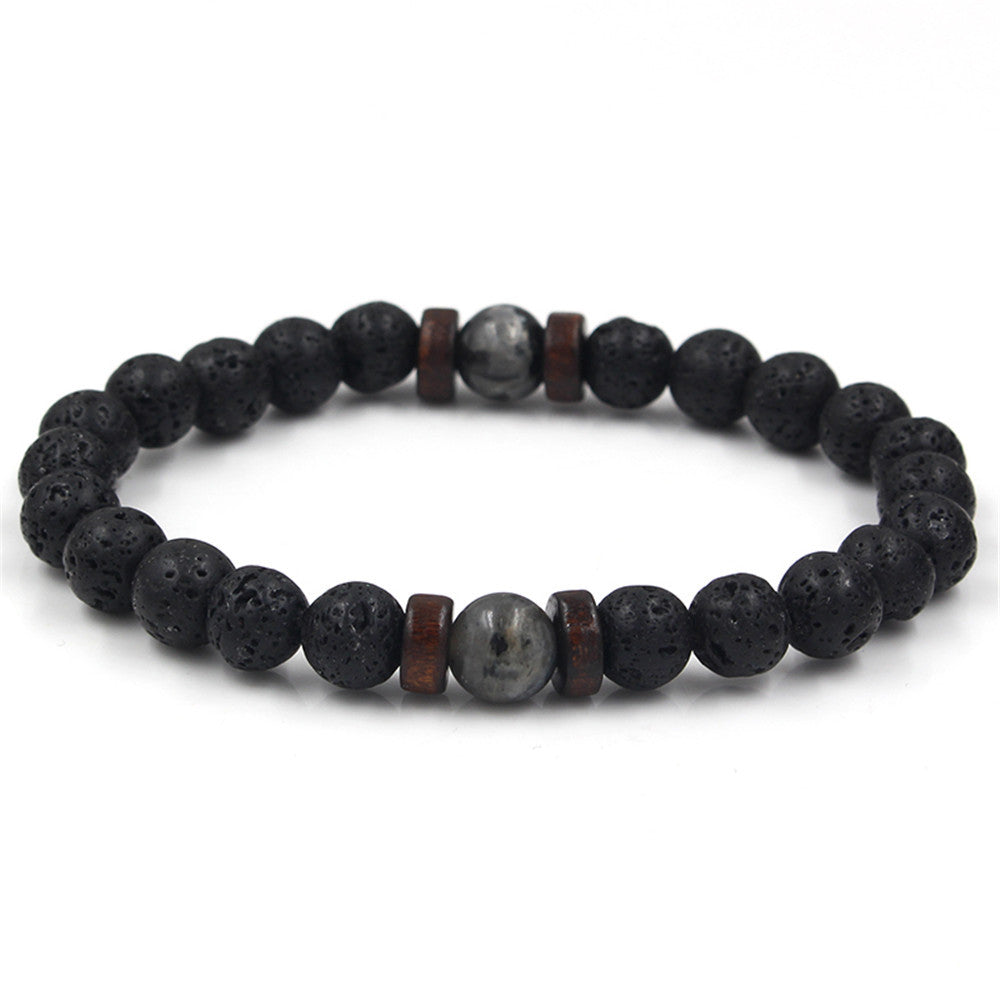 Men's Volcanic Stone Bracelet