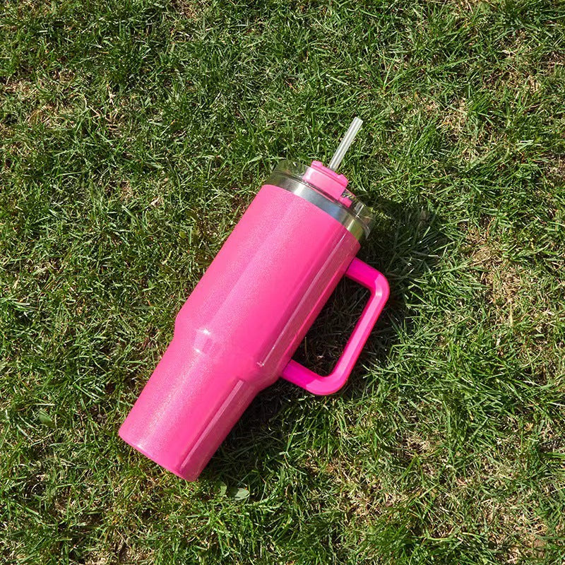 Travel Mug with Straw