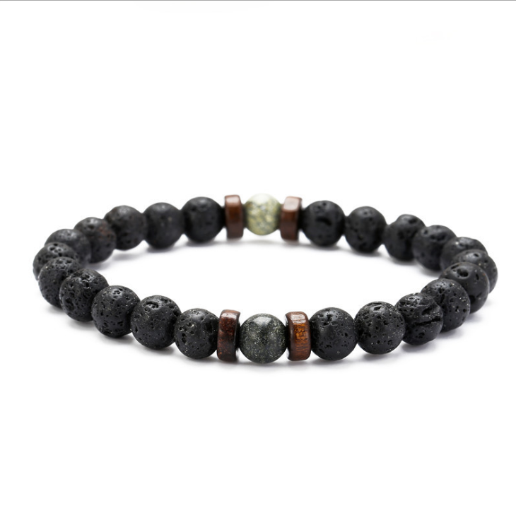 Men's Volcanic Stone Bracelet