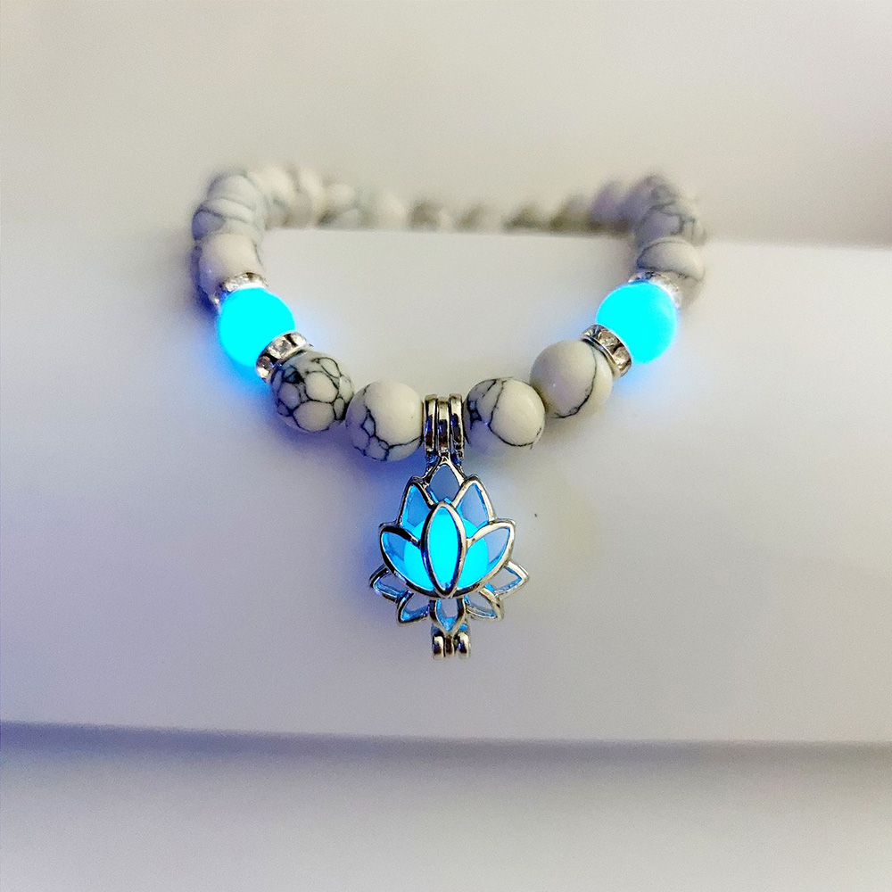 Glowing Lotus Healing Bracelet