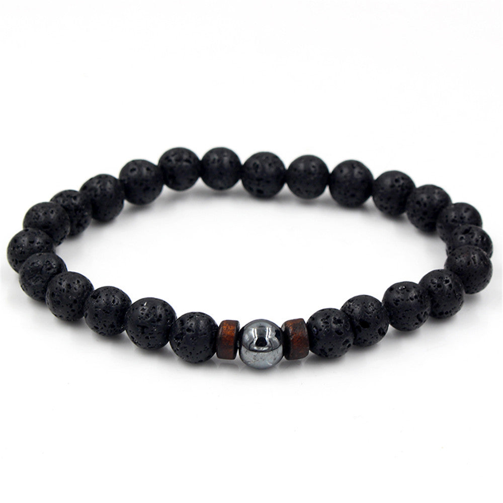 Men's Volcanic Stone Bracelet