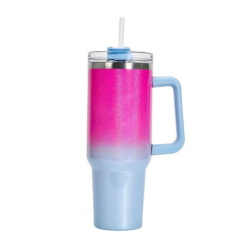 Travel Mug with Straw