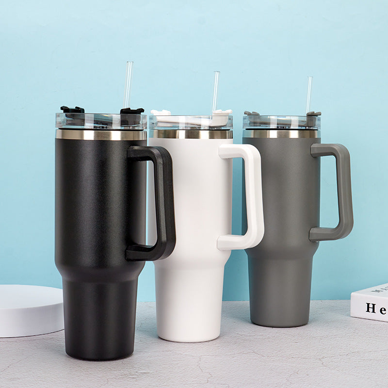 Travel Mug with Straw