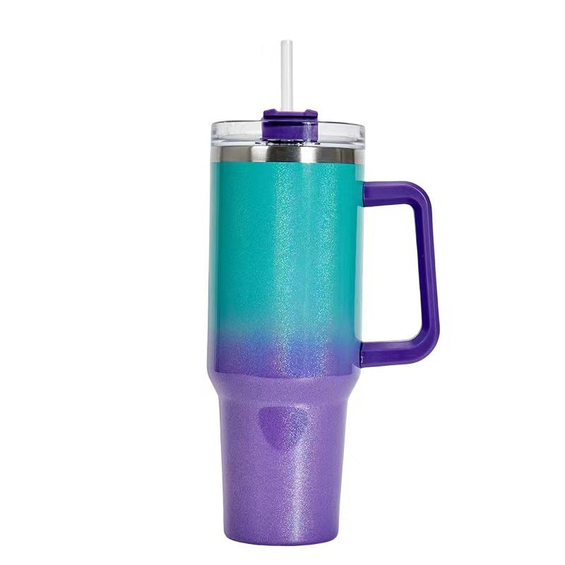 Travel Mug with Straw