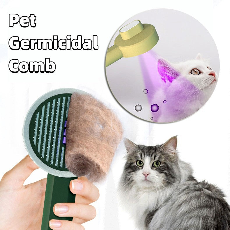 Germicidal Pet Grooming Comb