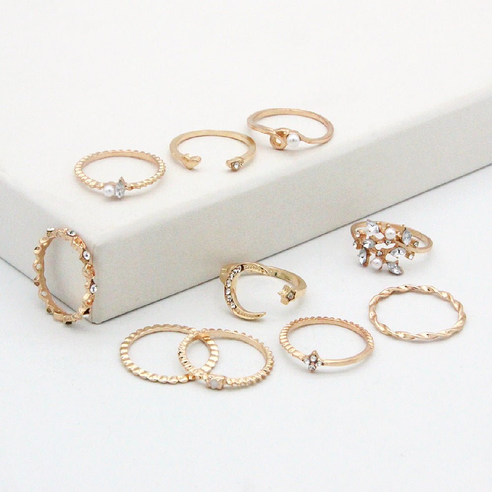 Bohemian 10-Piece Ring